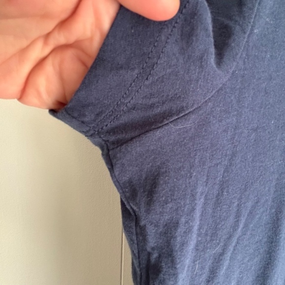 True Religion Navy and rose gold buddha foil t-shirt size XL (fits smaller) - Picture 4 of 7